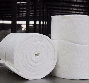 Alumínio silicato refratário fibra de cerâmica cobertor de isolamento resistente ao calor lã 128 kg/m3 Densidade para caldeira