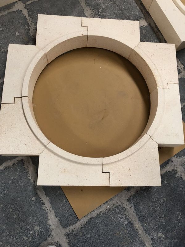 Tijolo refratário do silicato alto da alumina da resistência térmica de 1500℃ RUL para o fogão quente da explosão